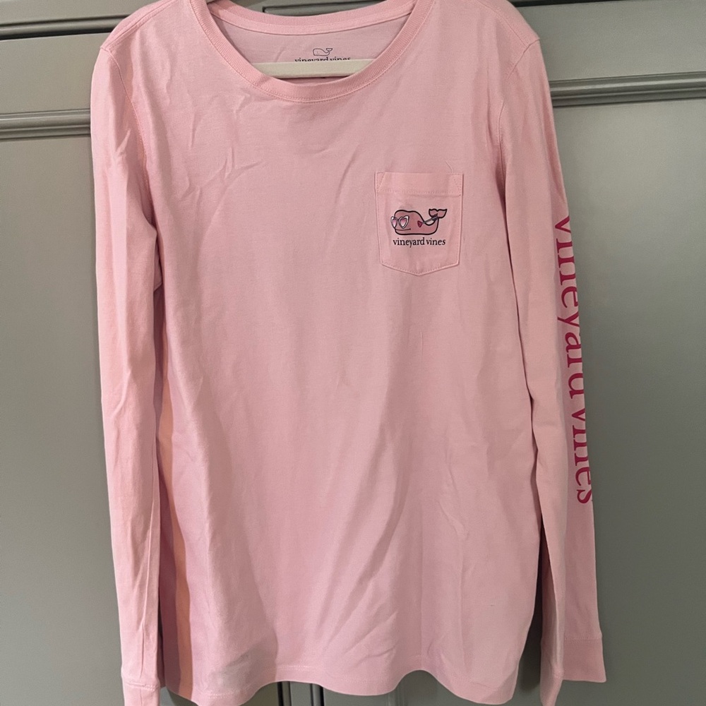 Pink valentines vineyard vines long-sleeve